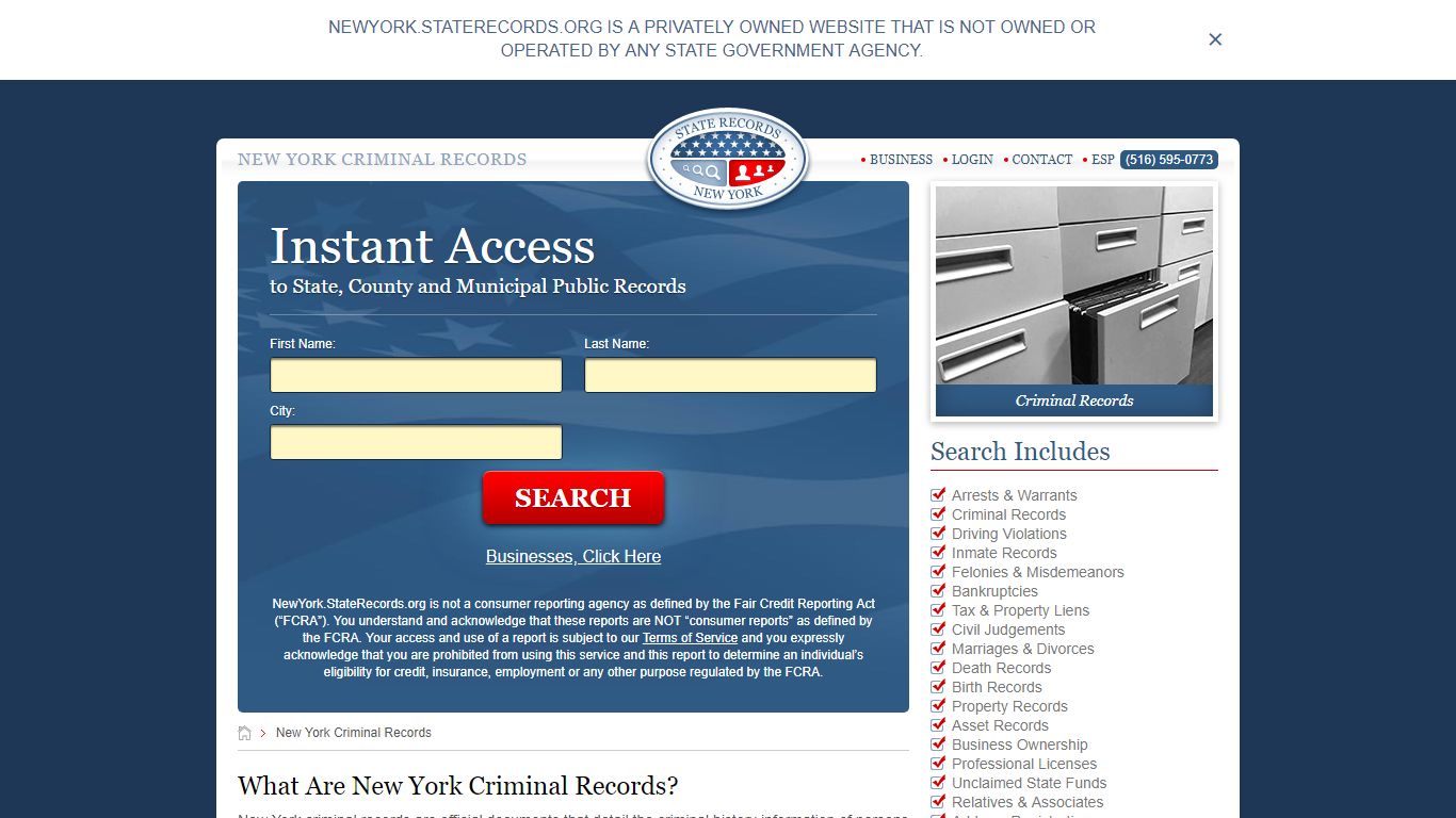 New York Criminal Records | StateRecords.org